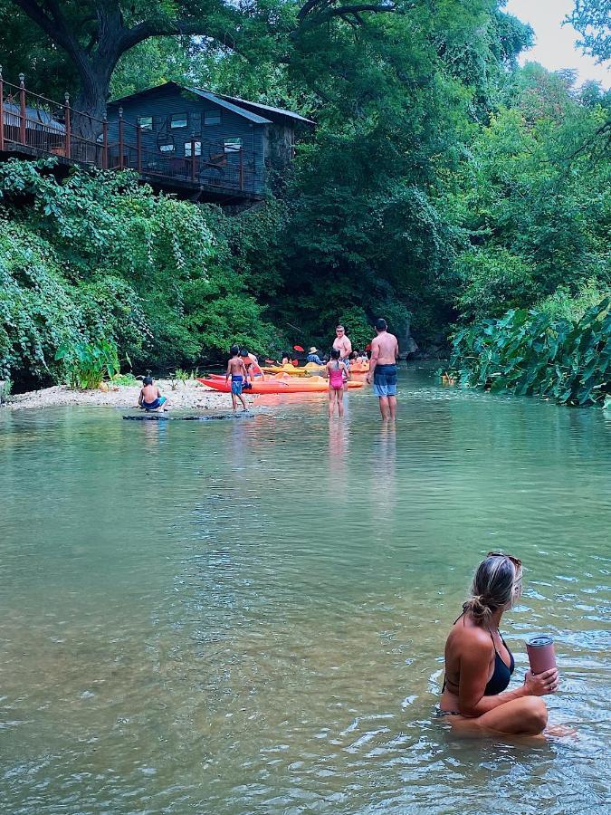 MarionSon'S Rio Cibolo Birdhouse Cabin #11 Beautiful Creek Front Cabins And Cabanas!别墅 外观 照片