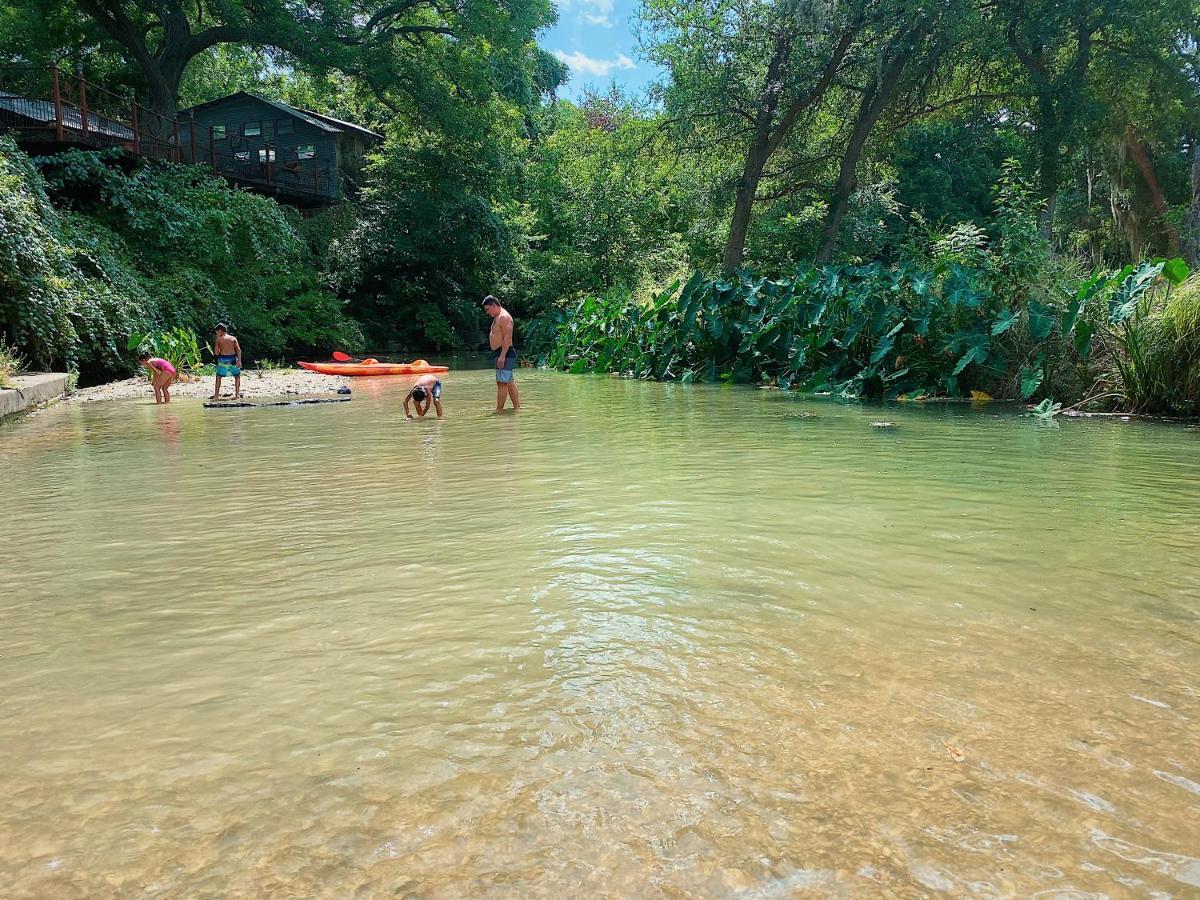 MarionSon'S Rio Cibolo Birdhouse Cabin #11 Beautiful Creek Front Cabins And Cabanas!别墅 外观 照片